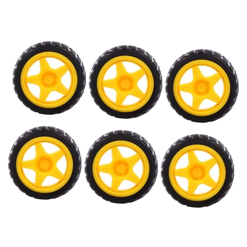 6Stücke Gummiräder für Kinderroboter und Autospielzeug Hochwertige Spielzeugräder für Vielseitige Anwendungen Einfach zu Montieren Verwenden Ersatzteile 6Stücke Gummiräder für Kinderroboter und Autospielzeug Hochwertige Spielzeugräder für Vielseitige Anwendungen Einfach zu Montieren Verwenden Ersatzteile von GARVALON