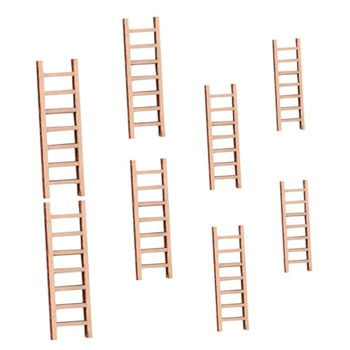 8Stücke Holzleiter für Puppenhaus und Garten DIY Mikro Landschaftsdekoration Zubehör für Miniaturgärten und Kreative Projekte 8Stücke Holzleiter für Puppenhaus und Garten DIY Mikro Landschaftsdekoration Zubehör für Miniaturgärten und Kreative Projekte von GARVALON