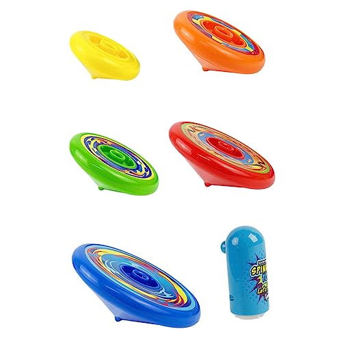 GARVALON 1 Satz Bunte Drehkreisel Spielzeuge für Handbetriebene Rotationskreisel mit Tops und Launcher Kreatives Lernspielzeug für Kindergeburtstag Zufällige Farben Zufällige Farbe GARVALON 1 Satz Bunte Drehkreisel Spielzeuge für Handbetriebene Rotationskreisel mit Tops und Launcher Kreatives Lernspielzeug für Kindergeburtstag Zufällige Farben Zufällige Farbe von GARVALON