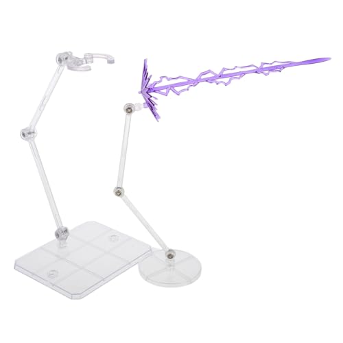 GARVALON 1 Satz Modellfiguren Zubehörset mit Energieeffekt Hochwertige Figurenständer für Modelle Futuristische Dekoration mit Dynamischen Visuellen Effekten Stabilen Ständern für GARVALON 1 Satz Modellfiguren Zubehörset mit Energieeffekt Hochwertige Figurenständer für Modelle Futuristische Dekoration mit Dynamischen Visuellen Effekten Stabilen Ständern für von GARVALON