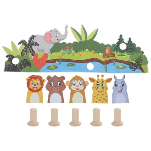 GARVALON Tier Hand Finger Puppet Spielzeug Set Filz Material Jungen Und Mädchen Storytelling Puppen Thema Eltern-Kind-interaktion GARVALON Tier Hand Finger Puppet Spielzeug Set Filz Material Jungen Und Mädchen Storytelling Puppen Thema Eltern-Kind-interaktion von GARVALON