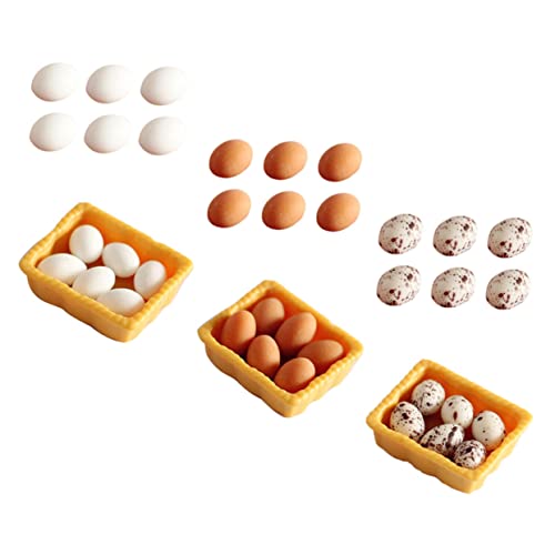 GARVALON 1 Set Mini Artikel, Miniaturen, Puppenhauszubehör, Puppenhausdekor, Mini Küchenei, Mini Ei Spielzeug, Puppenhaus Miniaturbausatz, Mini Ei Modell, Miniatur Puppenhauszubehör GARVALON 1 Set Mini Artikel, Miniaturen, Puppenhauszubehör, Puppenhausdekor, Mini Küchenei, Mini Ei Spielzeug, Puppenhaus Miniaturbausatz, Mini Ei Modell, Miniatur Puppenhauszubehör von GARVALON