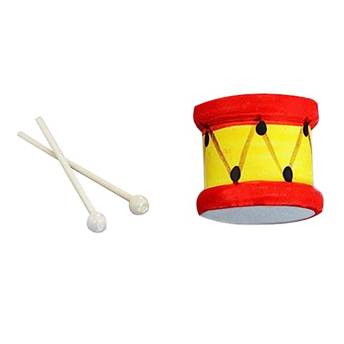GARVALON 1 Set Mini Drum Mit Drumstick Mini House Zubehör Micro Drum Adornment GARVALON 1 Set Mini Drum Mit Drumstick Mini House Zubehör Micro Drum Adornment von GARVALON