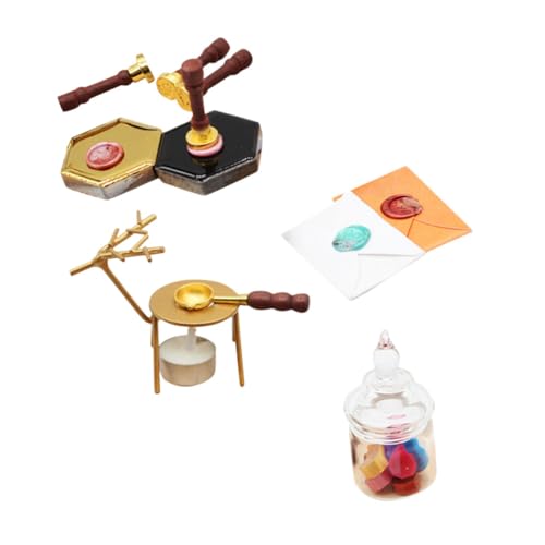 GARVALON Mini-robbenmodell Aus Legierung Holz Keramik Glas Für Puppenhaus-deko Und Miniatur-Scenery Exzellente Verarbeitung Und Simulation Für Schreibtisch Oder Party-Dekoration von GARVALON