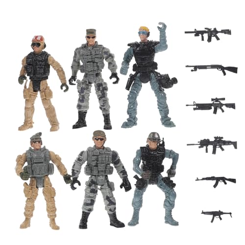 GARVALON 1 Set Mini Soldaten Figuren Militärische Modelle Für Sandtisch Und Mikro Landschaftsdekorationen Antiterror Armee Und Statuen Ornamente GARVALON 1 Set Mini Soldaten Figuren Militärische Modelle Für Sandtisch Und Mikro Landschaftsdekorationen Antiterror Armee Und Statuen Ornamente von GARVALON