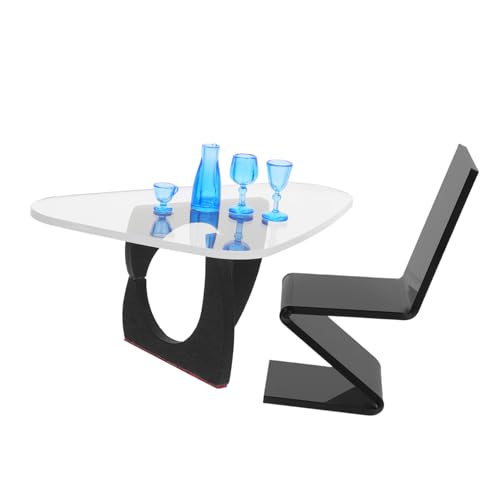 GARVALON 1 Set Miniatur Wohnzimmer Modell, Miniaturen, Puppenhaus Beistelltisch, Mini Tisch, Miniatur Hausmöbel, Puppenmöbel, Mini Hausmöbel, Landschaftsdekoration, Winzige Möbel von GARVALON