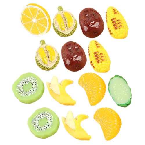 GARVALON 1 Set Obst Und Gemüseornamente Aus Kunstharz, Obst Und Gemüse, Künstliche Gemüseimitationen, Modelle, Künstliches Gemüse, Künstliche Kleine Obstdekoration, Mini Kunstobst, GARVALON 1 Set Obst Und Gemüseornamente Aus Kunstharz, Obst Und Gemüse, Künstliche Gemüseimitationen, Modelle, Künstliches Gemüse, Künstliche Kleine Obstdekoration, Mini Kunstobst, von GARVALON