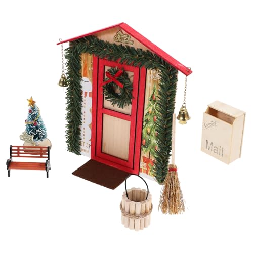 GARVALON 1 Set Puppenhaus Weihnachtsdekoration Miniatur Tür Für Puppenhaus Szene DIY Weihnachtsatmosphäre Puppenhaus Zubehör Ideales Für Und Puppenhausliebhaber GARVALON 1 Set Puppenhaus Weihnachtsdekoration Miniatur Tür Für Puppenhaus Szene DIY Weihnachtsatmosphäre Puppenhaus Zubehör Ideales Für Und Puppenhausliebhaber von GARVALON