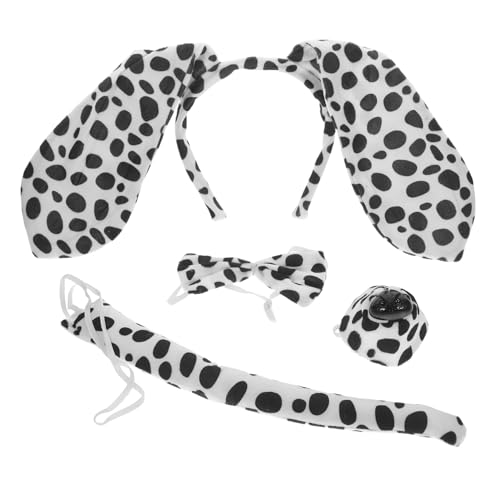 GARVALON 1 Set Stirnband, Welpenschwanz, Hundekostüm, Party Kopfschmuck, Haar Accessoires Für Party, Hundekopfschmuck, Party Dekorationen, Halloween, Cosplay Zubehör, Foto Requisiten, GARVALON 1 Set Stirnband, Welpenschwanz, Hundekostüm, Party Kopfschmuck, Haar Accessoires Für Party, Hundekopfschmuck, Party Dekorationen, Halloween, Cosplay Zubehör, Foto Requisiten, von GARVALON