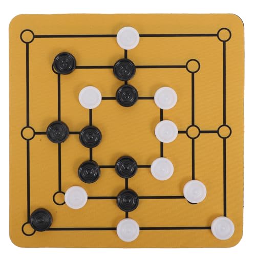 GARVALON Neun-männer-Spiel 1 Set Familienbrettspiel Desktop-strategiespiel Tragbares Tischspiel Lernspielzeug Für Kinder Und Erwachsene von GARVALON