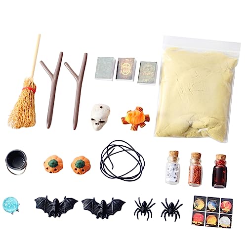 GARVALON 1 Set Wansheng Dekorationsmodell Halloween Puppenhaus Ornamente Halloween Party Supply Puppenhaus Halloween Party Supplies Halloween Mikrolandschaft Halloween Puppenhaus Kit von GARVALON