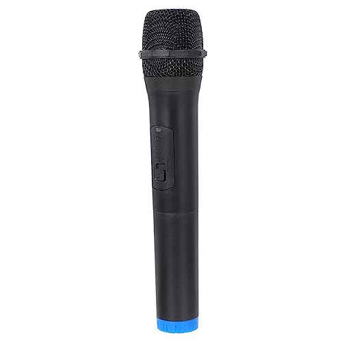 GARVALON 1 Stück Simuliertes Mikrofon für Schwarz Plastik Mikrofon Requisiten für Partys und Auftritte für Karaoke und Geburtstagsfeiern von GARVALON