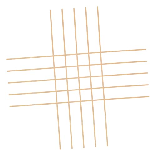GARVALON 10 Stück Bambusstäbe für Kite Herstellung Dünne Holzstäbe Konstruktionsmaterialien für DIY Bastelbedarf für Kites Vielseitig Einsetzbar GARVALON 10 Stück Bambusstäbe für Kite Herstellung Dünne Holzstäbe Konstruktionsmaterialien für DIY Bastelbedarf für Kites Vielseitig Einsetzbar von GARVALON