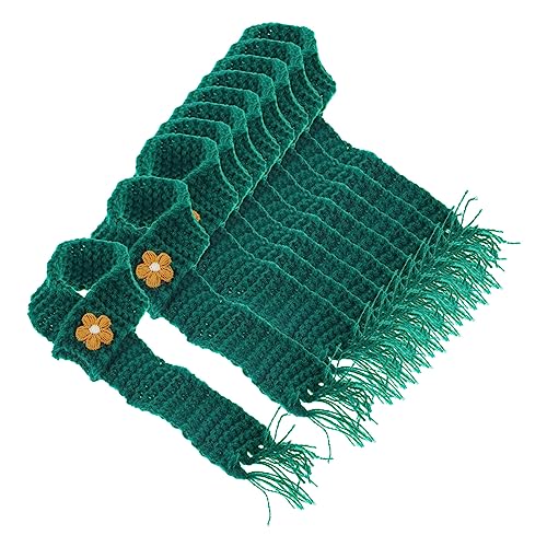 GARVALON 10 Stück Mini Strickschal, Satin Kopftuch, Puppenzubehör, Mini Schals, Schals, Hübscher Mini Schal, Rotweinflaschen Dekoration, Flaschendekorationen, Winziger Schal, Glasflaschen GARVALON 10 Stück Mini Strickschal, Satin Kopftuch, Puppenzubehör, Mini Schals, Schals, Hübscher Mini Schal, Rotweinflaschen Dekoration, Flaschendekorationen, Winziger Schal, Glasflaschen von GARVALON