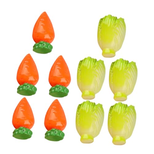 GARVALON 10 Stück Obst Und Gemüsemodell, Mini Kunstgemüse, Miniatur Gemüsemodelle, Layout Szenen , Winziges Gemüse, Künstlicher Miniaturkohl, Karotte, Puppenhaus Lebensmittelmodell GARVALON 10 Stück Obst Und Gemüsemodell, Mini Kunstgemüse, Miniatur Gemüsemodelle, Layout Szenen , Winziges Gemüse, Künstlicher Miniaturkohl, Karotte, Puppenhaus Lebensmittelmodell von GARVALON