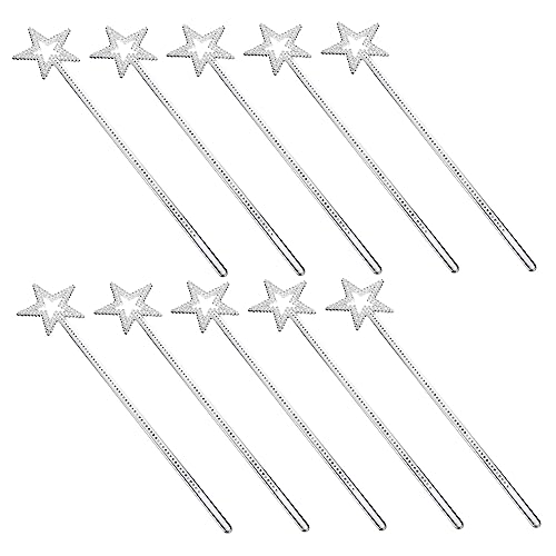 GARVALON 10 Stück Teiliges Leuchtender Feenstab Glitzernde Performance Requisiten für Mädchen Lange Kunststoffstäbe für Kostümpartys und Cosplay Dekoration GARVALON 10 Stück Teiliges Leuchtender Feenstab Glitzernde Performance Requisiten für Mädchen Lange Kunststoffstäbe für Kostümpartys und Cosplay Dekoration von GARVALON