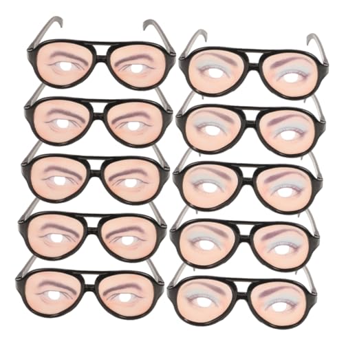 GARVALON 10 Stück Teiliges Lustige Halloween Brillen mit Verrückten Augen Kostüm Accessoires für Partys Feste und Geburtstage für Scherzartikel und Spaß Halloween und Fasching GARVALON 10 Stück Teiliges Lustige Halloween Brillen mit Verrückten Augen Kostüm Accessoires für Partys Feste und Geburtstage für Scherzartikel und Spaß Halloween und Fasching von GARVALON