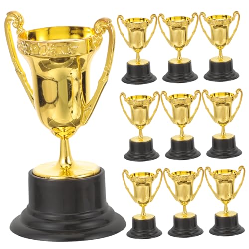 GARVALON 10 Stück Trophäen Für Kinderpartys, Fußballtrophäen Für Kinder, Trophäen Als Belohnungstrophäen Für Kinder, Massenspielzeug Für Preise, Kindertrophäen, Siegertrophäen, GARVALON 10 Stück Trophäen Für Kinderpartys, Fußballtrophäen Für Kinder, Trophäen Als Belohnungstrophäen Für Kinder, Massenspielzeug Für Preise, Kindertrophäen, Siegertrophäen, von GARVALON