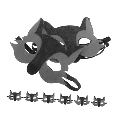 GARVALON 10-teilige Maskerade-wolfsmaske – Halloween-halbgesichtsmaske Mit Wildtieren Für Halloween-partys, Cosplay, Kostümzubehör, Bühnenauftritte GARVALON 10-teilige Maskerade-wolfsmaske – Halloween-halbgesichtsmaske Mit Wildtieren Für Halloween-partys, Cosplay, Kostümzubehör, Bühnenauftritte von GARVALON