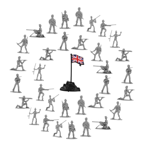 GARVALON 100 Stück Mini Soldaten Modelle, Kinderfiguren, Menschen Modelle, Miniatur Menschenfiguren, Winzige Menschen, Sandtisch Menschen, Kleine Soldaten Modelle, Mini Menschenfiguren, von GARVALON