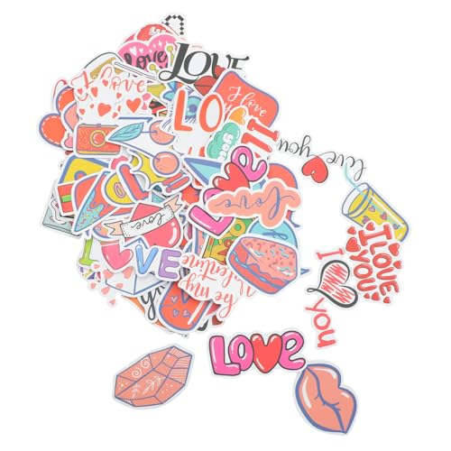 GARVALON 100 Stück Valentinstag Aufkleber, Kofferaufkleber, Valentinstag Gepäckaufkleber, Kühlschrank Graffiti Aufkleber, Dekorative Valentinstag Aufkleber, DIY Cartoon Aufkleber, GARVALON 100 Stück Valentinstag Aufkleber, Kofferaufkleber, Valentinstag Gepäckaufkleber, Kühlschrank Graffiti Aufkleber, Dekorative Valentinstag Aufkleber, DIY Cartoon Aufkleber, von GARVALON
