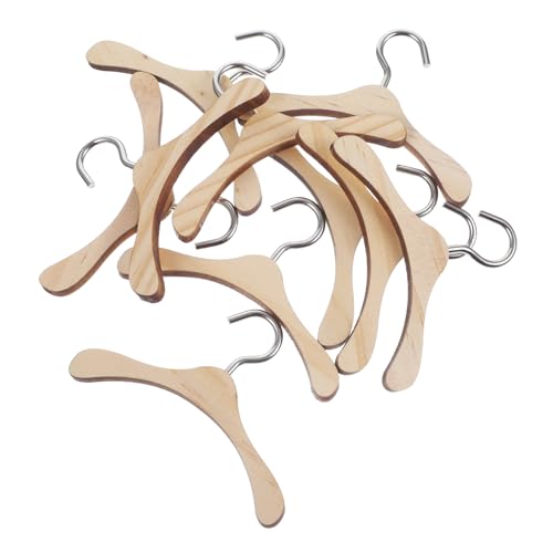 GARVALON 10 Stücke Mini Holz Kleiderbügel für Puppen Puppe Kleidungsstück Kleiderbügel 7 5 cm Zubehör Kleiderbügel GARVALON 10 Stücke Mini Holz Kleiderbügel für Puppen Puppe Kleidungsstück Kleiderbügel 7 5 cm Zubehör Kleiderbügel von GARVALON