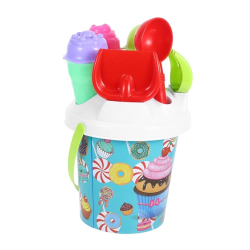 GARVALON Sandspielzeug Set Für 11 Teiliges Strandspielzeug Mit Eimer Schaufel Und Eisformen Bunte Sandspielzeuge Für Den Sandkasten Und Strand Ideal Für Jungen Und ädchen von GARVALON