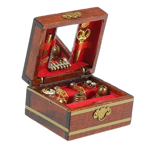 GARVALON 12 Mini House Jewelry Storage Box Mikrolandschaften Und Puppenhaus Öbel Puppenhaus Zubehör von GARVALON