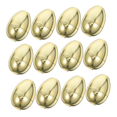 GARVALON Osterkorb-spielzeug Mit Osterthema 12 Große Goldene Zu Öffnende Eier Füller Ostereier-dekorationen Für Partygeschenke GARVALON Osterkorb-spielzeug Mit Osterthema 12 Große Goldene Zu Öffnende Eier Füller Ostereier-dekorationen Für Partygeschenke von GARVALON