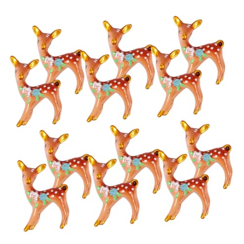 GARVALON 12 Stück Miniatur-hirschfiguren Zum Basteln, Hirsch-kuchenaufsätze, Mini-hirschfiguren, Hirschspielzeug, Feengarten-zubehör Für Geburtstagsparty- Und Duschdekorationen GARVALON 12 Stück Miniatur-hirschfiguren Zum Basteln, Hirsch-kuchenaufsätze, Mini-hirschfiguren, Hirschspielzeug, Feengarten-zubehör Für Geburtstagsparty- Und Duschdekorationen von GARVALON