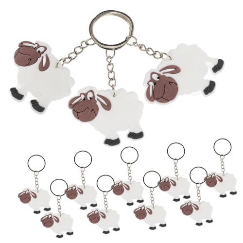 GARVALON Schaf Schlüsselanhänger Ebene Anhänger Schaf-schlüsselring Dschungel-tier-schlüsselanhänger Zum Aufhängen Tasche GARVALON Schaf Schlüsselanhänger Ebene Anhänger Schaf-schlüsselring Dschungel-tier-schlüsselanhänger Zum Aufhängen Tasche von GARVALON