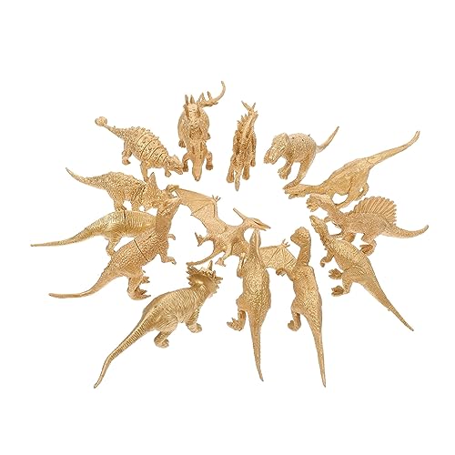 GARVALON 14stücke Teiliges Dinosaurier Modellset Realistische Deko Und Spielzeug Für Partys Feiertage Lehrmittel Für Dino-Fans von GARVALON
