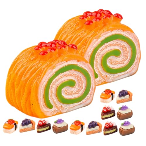 GARVALON 15 Stück Dreidimensionales Obstkuchen Dessert, Realistische Simulation, Kuchen, Miniatur Spielzeugmodell, Mini Kuchenschmuck, Miniatur Lebensmittelmodell, Gefälschte Desserts, GARVALON 15 Stück Dreidimensionales Obstkuchen Dessert, Realistische Simulation, Kuchen, Miniatur Spielzeugmodell, Mini Kuchenschmuck, Miniatur Lebensmittelmodell, Gefälschte Desserts, von GARVALON