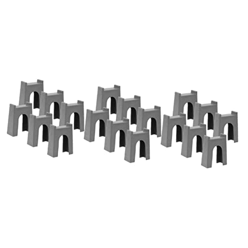 GARVALON 18 STK Eisenbahn-Pier- Tabletts Eisenbahntunnel und Brücken Deck Zugbrückenstützen Schienenverkehrsbrückenstützen spielzeuge Gleisbrückenstützen Stützsteige für Bahngleise GARVALON 18 STK Eisenbahn-Pier- Tabletts Eisenbahntunnel und Brücken Deck Zugbrückenstützen Schienenverkehrsbrückenstützen spielzeuge Gleisbrückenstützen Stützsteige für Bahngleise von GARVALON