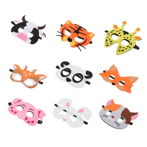 GARVALON 18 Teiliges Kindertagsmasken Set, Tier Cosplay Masken, Tiermasken Für Kinder, Partymaske, Kinder Tiermaske, Tiermasken Für Cosplay, Tiermasken Dekoration, Filz Tiermaske, GARVALON 18 Teiliges Kindertagsmasken Set, Tier Cosplay Masken, Tiermasken Für Kinder, Partymaske, Kinder Tiermaske, Tiermasken Für Cosplay, Tiermasken Dekoration, Filz Tiermaske, von GARVALON
