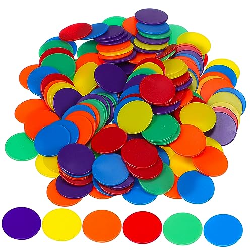 GARVALON 180Stücke Farbige Zählchips für Bingo und Spiele Lehrreiche Spielmarken für Mathematik Party für Pokerabende und Spielabende mit Familie und Freunden GARVALON 180Stücke Farbige Zählchips für Bingo und Spiele Lehrreiche Spielmarken für Mathematik Party für Pokerabende und Spielabende mit Familie und Freunden von GARVALON