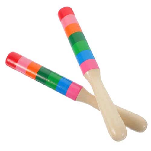 GARVALON 1Paar Holz Rhythmus Sticks für Musikinstrumente Percussion Sticks aus Robustem Material Rhythmusgefühl und Musikalischer Darbietung GARVALON 1Paar Holz Rhythmus Sticks für Musikinstrumente Percussion Sticks aus Robustem Material Rhythmusgefühl und Musikalischer Darbietung von GARVALON