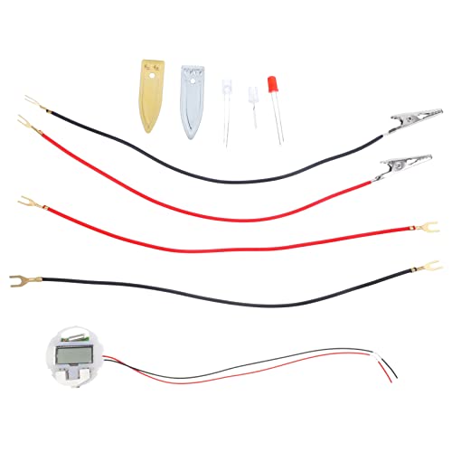 GARVALON 1Satz DIY Obstbatterie Experimentier Kit für Schüler Wissenschaftliches Experiment zur Stromerzeugung aus Früchten Lehrmaterial für Kreative Lernspiele Einfach Zusammenzubauen GARVALON 1Satz DIY Obstbatterie Experimentier Kit für Schüler Wissenschaftliches Experiment zur Stromerzeugung aus Früchten Lehrmaterial für Kreative Lernspiele Einfach Zusammenzubauen von GARVALON