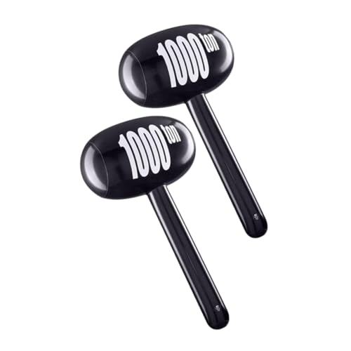 GARVALON 2 Stück Aufblasbare Hammer Inflatable Hammer für Geburtstagsfeiern Einzigartige Interaktive Ballon Hämmer Party Requisiten und Mitgebsel von GARVALON