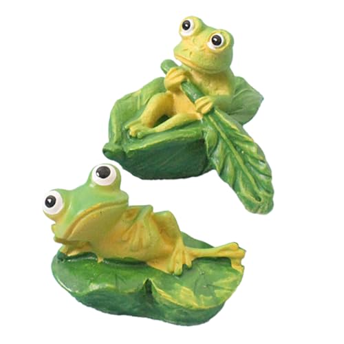 GARVALON Entzückende Mini-froschfigur Dekoration Für Den Schreibtisch Im Homeoffice von GARVALON
