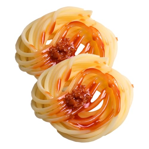 GARVALON 2 Stück Künstliche Nudeln, Gefälschte Lebensmittelnudeln, Gefälschte Lebensmittelnudeln, Simulierte Gefälschte Lebensmittel, Spaghetti, Pasta Requisite, Italienische Spaghetti, GARVALON 2 Stück Künstliche Nudeln, Gefälschte Lebensmittelnudeln, Gefälschte Lebensmittelnudeln, Simulierte Gefälschte Lebensmittel, Spaghetti, Pasta Requisite, Italienische Spaghetti, von GARVALON