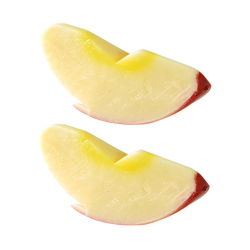 GARVALON 2 Stück Künstlicher Apfel, Gefälschte Apfelscheiben, Simulation Obstmodell, Künstliche Früchte, Gefälschtes Obstmodell, Küche, Fotografie Requisiten, Künstliche Gefälschte GARVALON 2 Stück Künstlicher Apfel, Gefälschte Apfelscheiben, Simulation Obstmodell, Künstliche Früchte, Gefälschtes Obstmodell, Küche, Fotografie Requisiten, Künstliche Gefälschte von GARVALON