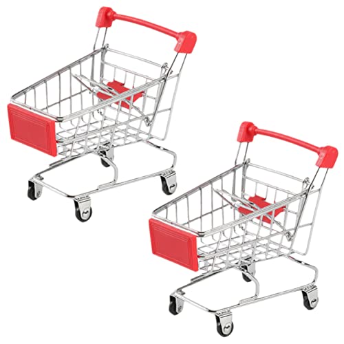 GARVALON 2 Stück Mini Einkaufswagen Spielzeug Miniatur Einkaufswagen Spielzeug Einkaufswagen Kleiner Einkaufswagen Spiel Einkaufswagen Kleinkind Einkaufswagen Supermarkt Einkaufswagen GARVALON 2 Stück Mini Einkaufswagen Spielzeug Miniatur Einkaufswagen Spielzeug Einkaufswagen Kleiner Einkaufswagen Spiel Einkaufswagen Kleinkind Einkaufswagen Supermarkt Einkaufswagen von GARVALON