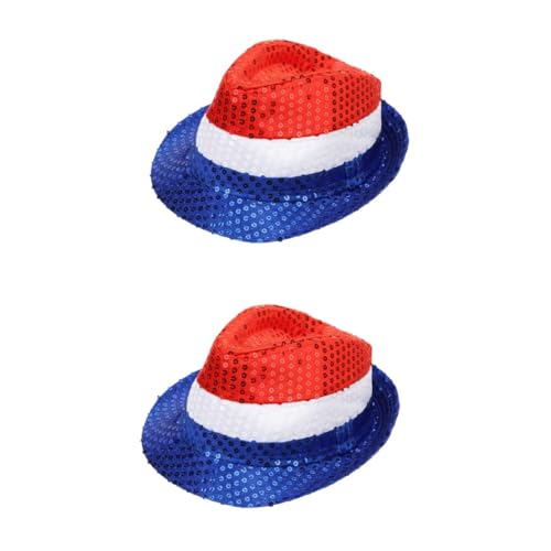 GARVALON 2 Stück Patriotischer Paillettenhut, Partyhut, Amerikanische Hüte Für Männer, Patriotenhüte Für Männer, Partydekoration, Patriotenhut Für Männer, Amerikahut Für Männer, GARVALON 2 Stück Patriotischer Paillettenhut, Partyhut, Amerikanische Hüte Für Männer, Patriotenhüte Für Männer, Partydekoration, Patriotenhut Für Männer, Amerikahut Für Männer, von GARVALON