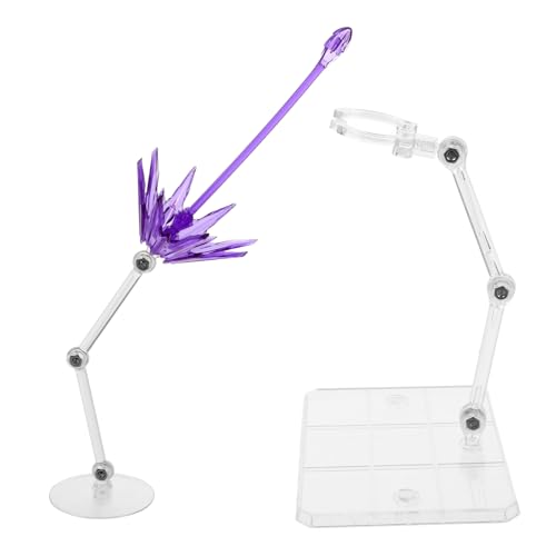 GARVALON Mini-Spielzeug Actionfiguren Sammlerbox Action-Basis Mit Stabilem Puppenständer Und Figurenhalter von GARVALON