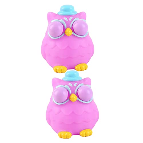 GARVALON 2 Stück Quetschspielzeug Mit Musik, Dehnbares Spielzeug, Kleines Quetschspielzeug, Druckspielzeug Für Kinder, Kleines Eulenspielzeug, Party Quetschspielzeug, Druckentlastung, GARVALON 2 Stück Quetschspielzeug Mit Musik, Dehnbares Spielzeug, Kleines Quetschspielzeug, Druckspielzeug Für Kinder, Kleines Eulenspielzeug, Party Quetschspielzeug, Druckentlastung, von GARVALON