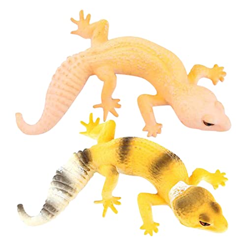 GARVALON 2 Stück Realistische Eidechsenfigur PVC Simulation Lebensecht Leicht Gartendekoration Lernspielzeug für Tiermodell GARVALON 2 Stück Realistische Eidechsenfigur PVC Simulation Lebensecht Leicht Gartendekoration Lernspielzeug für Tiermodell von GARVALON