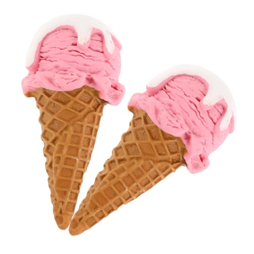 GARVALON 2 Stück Realistische Eiscreme Modelle Lebensechte Künstliche Eiscreme Deko für Geburtstagsfeiern und Shops Fotografie Requisiten für Heimdekoration Design GARVALON 2 Stück Realistische Eiscreme Modelle Lebensechte Künstliche Eiscreme Deko für Geburtstagsfeiern und Shops Fotografie Requisiten für Heimdekoration Design von GARVALON