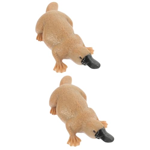 GARVALON 2 Stück Simulierte Simulationstierfigur, Kleintierdekoration, Miniatur Tierfigur, Simulationstierdekoration, Tierspielzeug, Kleintierfiguren, Kinderspielzeug, Spielzeugtier von GARVALON