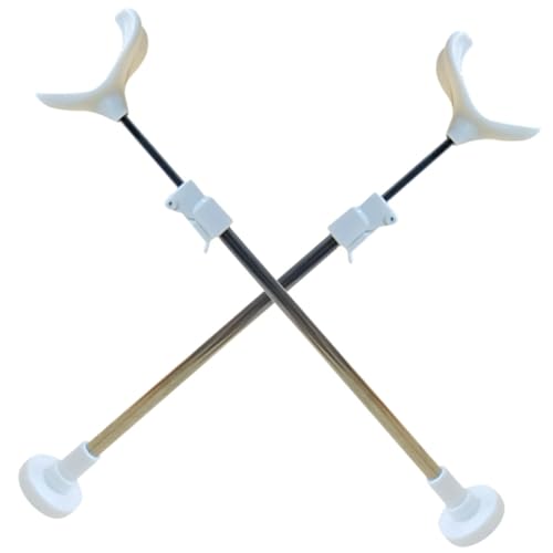 GARVALON 2 Stück Verstellbare Puppenständer Stabile Doll Stands für Puppen und Actionfiguren Höhenverstellbar Leichter Aufbewahrungsständer für Kinderzimmer zur Präsentation und Dekoration von GARVALON